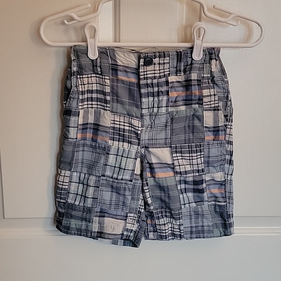 GAP Other - Gap Kids, boys plaid shorts, size 8. Blue, green, orange and white.